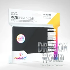 Standard Sleeves - Black Matte - 100CT - Gamegenic